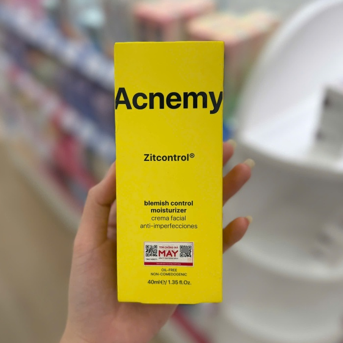 [HÀNG CTY] Kem Dưỡng Kiểm soát Dầu Nhờn cho Da Mụn Acnemy Zitcontrol Blemish Control Moisturizer 40ML