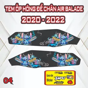 Tem Dán Nhựa Nhám AB 2020-2022Giá Sỉ - Sticker Trang Trí Xe Máy Chống Bay Màu.