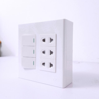 Mặt Nổi Đôi TPE - Ổ Cắm Điện 2 Công Tắc 2 Ổ Cắm hoặc 3 Công Tắc 3 Ổ Cắm, chính hãng, an toàn bền bỉ