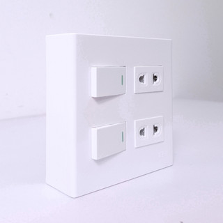 Mặt Nổi Đôi TPE - Ổ Cắm Điện 2 Công Tắc 2 Ổ Cắm hoặc 3 Công Tắc 3 Ổ Cắm, chính hãng, an toàn bền bỉ