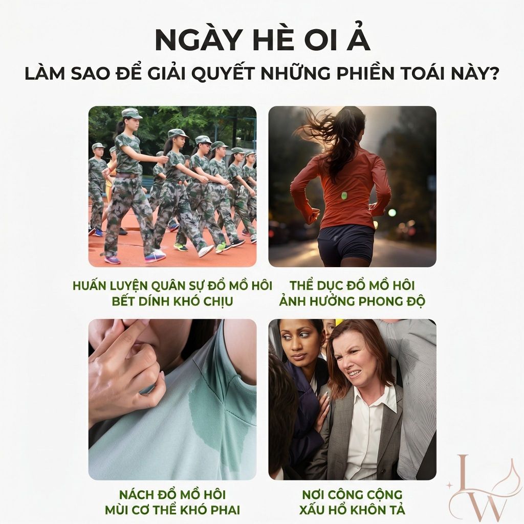 Miếng dán thấm mồ hôi nách dùng 1 lần, siêu mỏng, thấm hút tốt, chống ướt áo
