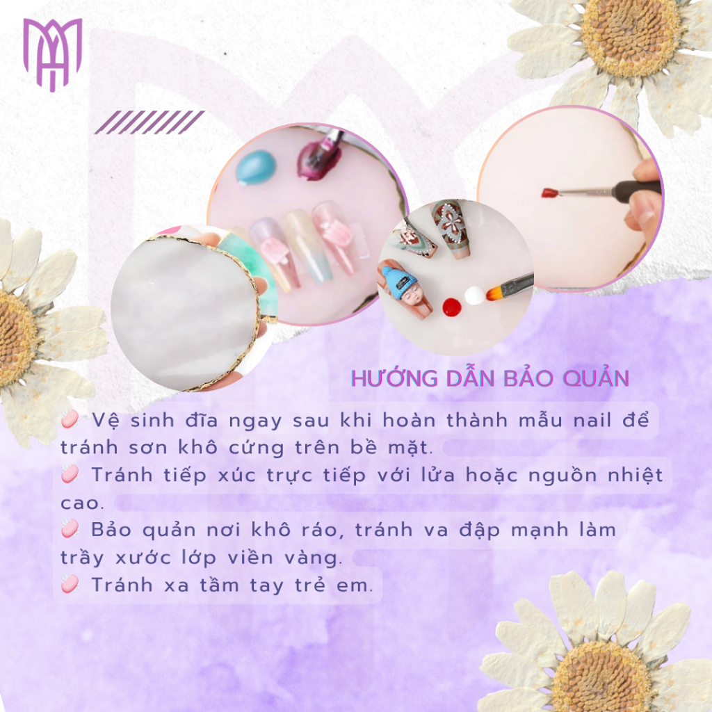 [Mua5Tặng1] Khay Vĩ Đĩa Đựng Pha Màu Gel Vẽ Mary Artistry Cẩm Thạch Sang Trọng - Đạo Cụ Chụp Ảnh