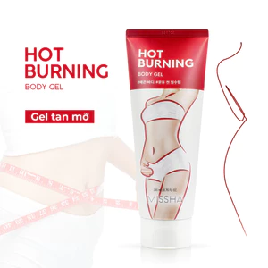 Gel Tan Mỡ Missha Hot Burning Perfect Body Gel 200ml Chính Hãng Giúp Săn Chắc Vóc Dáng