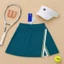 Váy thể thao nữ, Váy hai lớp chữ A Lulu QC cao cấp gió siêu xinh chơi Pickleball Golf Tennis...