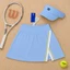 Váy thể thao nữ, Váy hai lớp chữ A Lulu QC cao cấp gió siêu xinh chơi Pickleball Golf Tennis...