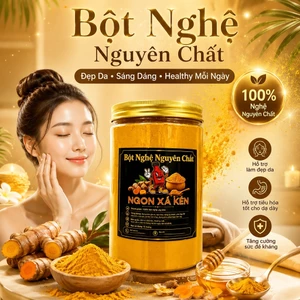 Nghiệm Bột Nghệ Nguyên Chất 100% - Gia Vị Tạo Màu Vàng Tự Nhiên