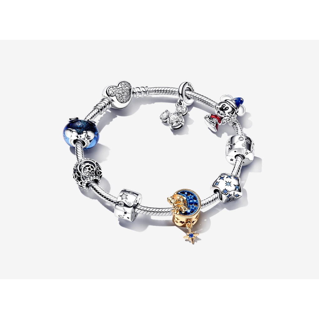 [Độc quyền] Charm Bạc Pandora Họa Tiết Mặt Trăng Và Ngôi Sao - Openwork Sun, Stars & Moon Charm | BigBuy360 - bigbuy360.vn