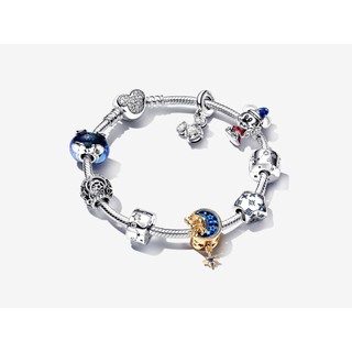 Charm Bạc Pandora Họa Tiết Mặt Trăng Và Ngôi Sao - Openwork Sun, Stars & Moon Charm