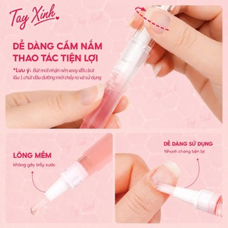 Bút Dưỡng Viền Móng Cuticle Oil – Dưỡng Da Quanh Móng, Mềm Da, Ngừa Xước Măng Rô, Nhiều Mùi Hương Trái Cây