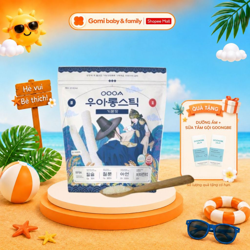 [GÓI BIG SIZE 40G] Bánh Que Ăn Dặm OOOA Vị Nguyên Bản Cho Bé Từ 6 Tháng ...
