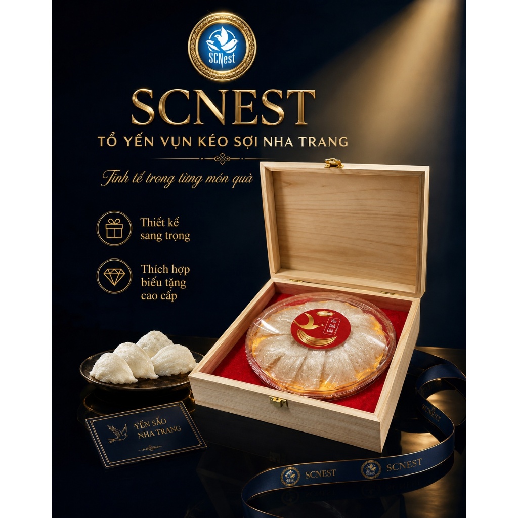TỔ YẾN KÉO SỢI SCNEST