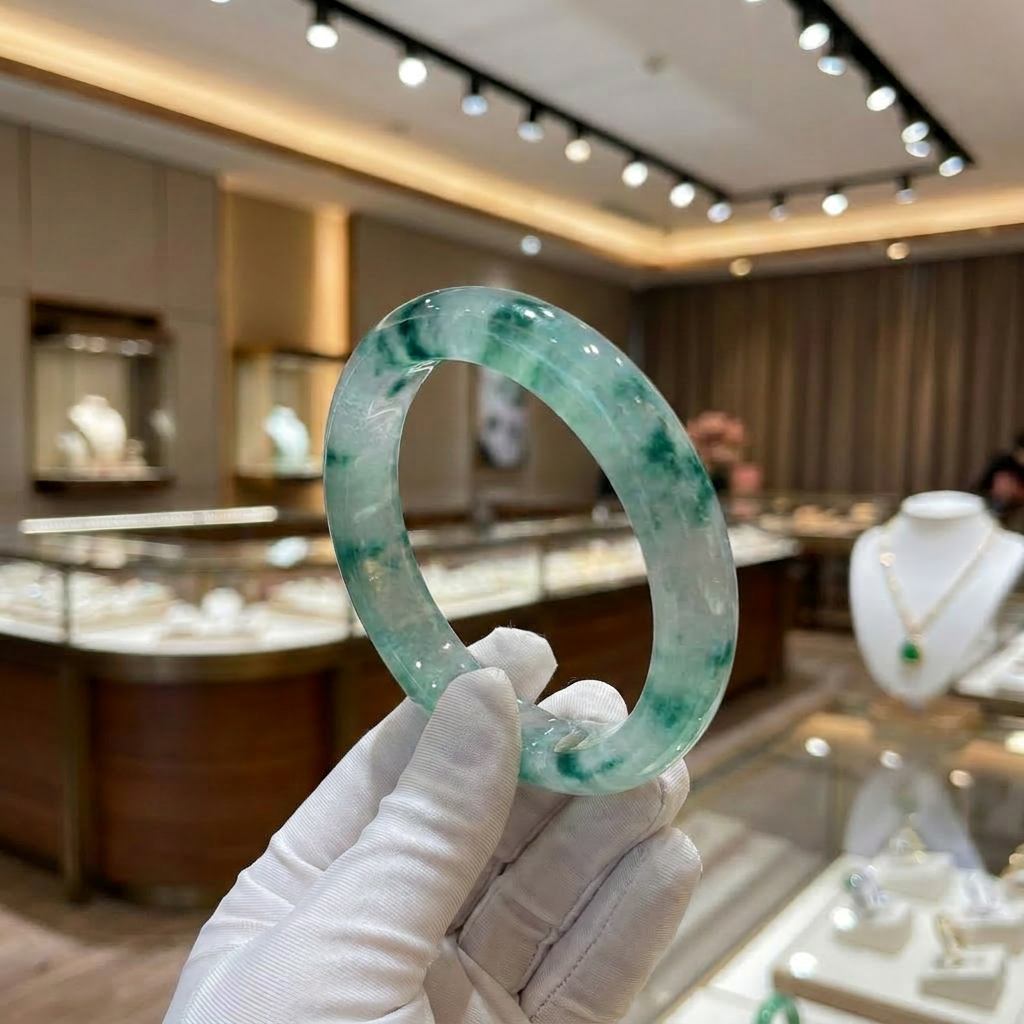 [𝐒𝐀𝐋𝐄] Vòng tay Du Long Hoa Bay bản hẹ trang sức cao cấp bằng đá tự nhiên nguyên khối