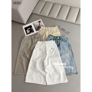 Quần Ngố Jeans Nữ Dài 70cm Basic Chất Mềm Dễ Phối #6352