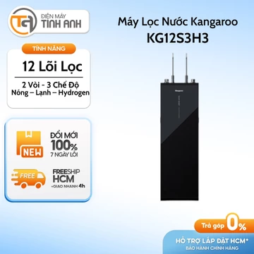 Máy Lọc Nước RO Nóng Nguội Lạnh Hydrogen Kangaroo KG12S3H3 - 12 Lõi Lọc Purion [Giao Toàn Quốc]