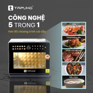 [TAPUHO] Nồi chiên hấp hơi nước Tapuho TMC20 PrimeAI 20L, 82 chế độ, công suất 3000W, BH 30 tháng