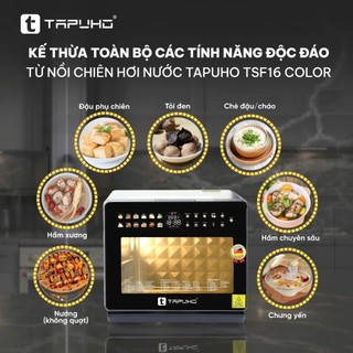 [TAPUHO] Nồi chiên hấp hơi nước Tapuho TMC20 PrimeAI 20L, 82 chế độ, công suất 3000W, BH 30 tháng