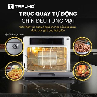 [TAPUHO] Nồi chiên hấp hơi nước Tapuho TMC20 PrimeAI 20L, 82 chế độ, công suất 3000W, BH 30 tháng