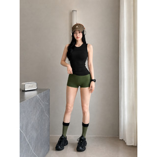 Áo phông nữ không tay, size S,M,L, chất liệu dệt kim từ sợi tổng hợp 100% Nylon BL-JUN