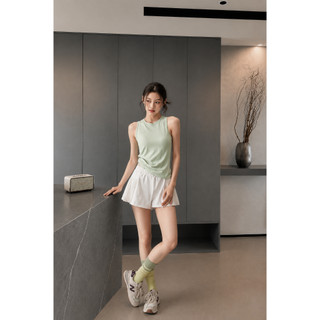 Áo phông nữ không tay, size S,M,L, chất liệu dệt kim từ sợi tổng hợp 100% Nylon BL-JUN