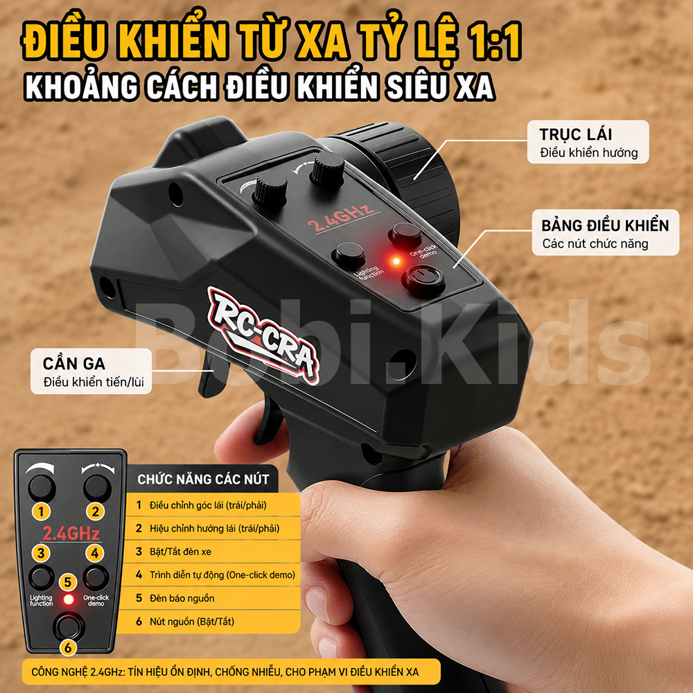 Xe Điều Khiển Từ Xa 3 Bánh Cừu RC Tốc Độ Cao - Xe Drift Đặc Nhiệm Có Gấu Bông, Ga Toàn Phần, Chống Lật, Pin Sạc Siêu Bền