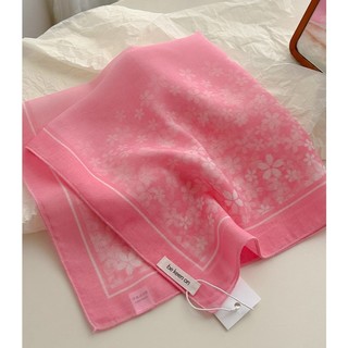 Khăn Vuông Trùm Đầu 60x60 Phong Cách Nàng Thơ Siêu Xinh, Choàng Cổ, Phụ Kiện Du Lịch, Trùm Đầu Đi Biển Đa Năng