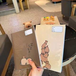 ( XẤP 10 Tờ  SẴN BÌA KIẾNG) Giấy Bao Tập, Giấy Bao Vở, Bao Sách chủ đề Capybara | by Winwin