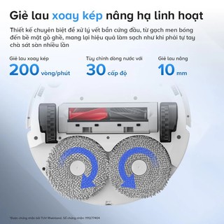 [ROBOROCK] Roborock Qrevo 5AE robot hút bụi lau nhà - Lực hút 12.000Pa - Tự động giặt sấy - Bh 2 năm