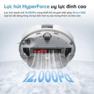 [ROBOROCK] Roborock Qrevo 5AE robot hút bụi lau nhà - Lực hút 12.000Pa - Tự động giặt sấy - Bh 2 năm