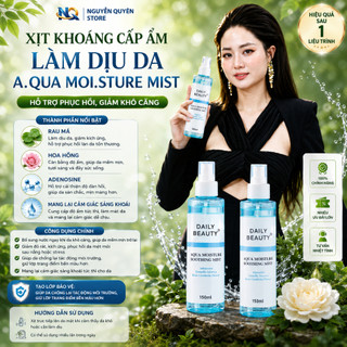Xịt khoáng cấp ẩm làm dịu da A.qua Moi.sture Mist – Hỗ trợ phục hồi, giảm khô căng _ Nguyễn Quyên Store