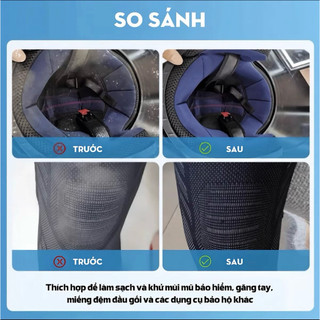 Chai Xịt Vệ Sinh Nón Bảo Hiểm Chai Xịt Vệ Sinh Bọt Tuyết Khử Trùng Khử Mùi Mũ Bảo Hiểm