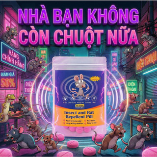 🏠Viên Đuổi Chuột Bảo Vệ Không Gian🏠BAO dùng cho căn hộ chung cư nhà phố phòng bếp chống chuột bò vào