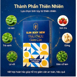 Giảm Cân Slim Body New hộp 30 viên hỗ trợ giảm cân nhanh
