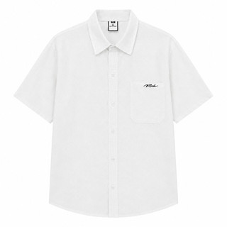 Bộ Sơ Mi Nam Basic Tay Ngắn Chữ Thêu Kèm Quần Short Form Co Gian, Thoáng Mát, Không Xù BHN94