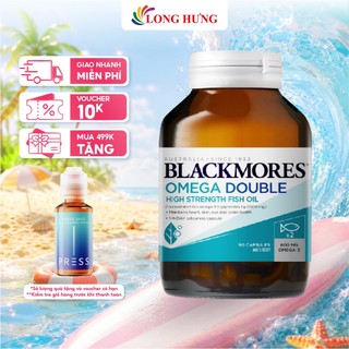 Viên uống Blackmores Omega Double High Strength Fish Oil hỗ trợ tim mạch (90 viên)