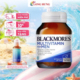 Viên uống Blackmores Men's Multivitamin For Men hỗ trợ sức khỏe nam giới (50 viên)