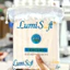 Bông tẩy trang LumiSoft 210 miếng vuông cotton tự nhiên dày dặn không xơ bông mềm mịn làm sạch sâu