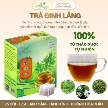 (Mua 3 tặng 1) Trà đinh lăng Hương Xuân, trà thảo dược tốt cho giấc ngủ, ngủ ngon, ngủ sâu giấc