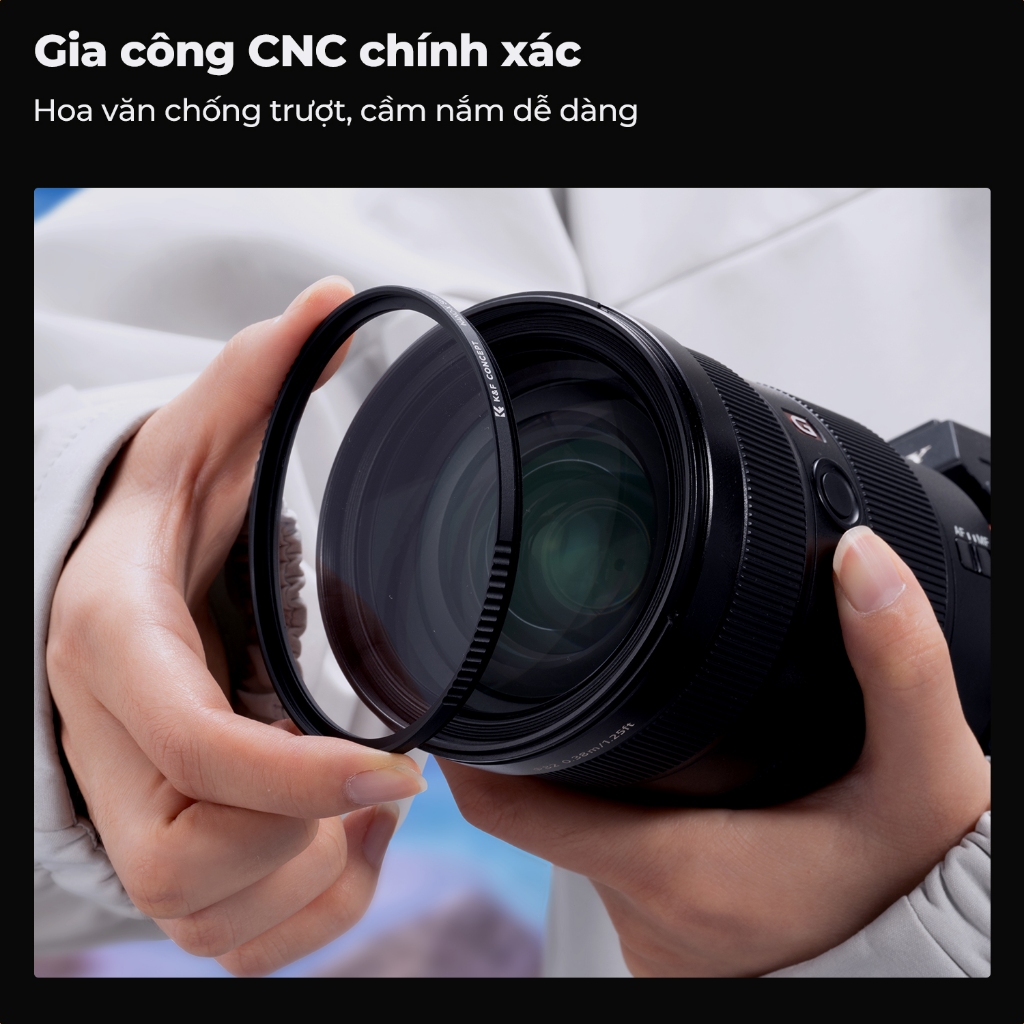 K&F CONCEPT Nano-X MCUV Filter  Ultra HD, Bảo Vệ Ống Kính Cho DSLR Mirrorless | BigBuy360 - bigbuy360.vn