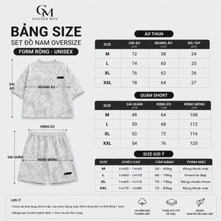 Set Đồ Nam Cộc Tay Chất Phối Loang Cao Cấp Không Nhăn Xù Thấm Mồ Hôi BHN99 - Trắng Loang