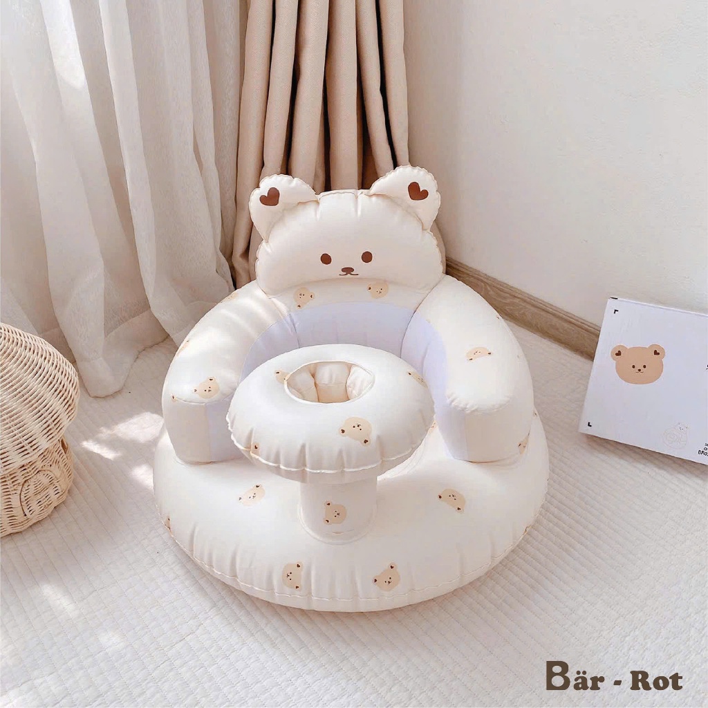Ghế hơi tập ngồi cho bé Bar rot - thiết kế chống ngả về phía trước họa tiết đáng yêu ngộ nghĩnh