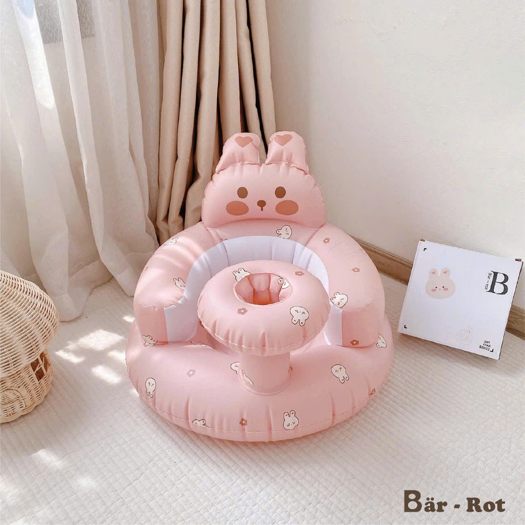 Ghế hơi tập ngồi cho bé Bar rot - thiết kế chống ngả về phía trước họa tiết đáng yêu ngộ nghĩnh