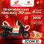 Xe Máy Điện Honda ICON E: - Phiên Bản Cao Cấp - 50cc