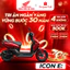 Xe Máy Điện Honda ICON E: - Phiên Bản Cao Cấp - 50cc