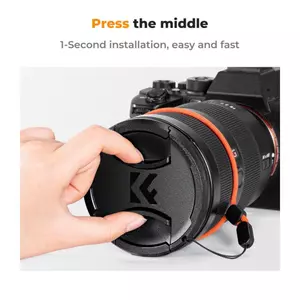 Nắp đậy ống kính k&F Fujifilm 52 58 62 82mm