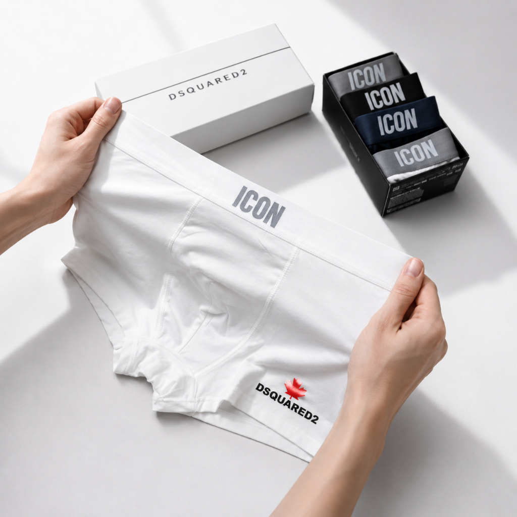 Quần Lót Nam [ COMBO 5C] boxer nam thun lạnh thoáng khí co giãn 4 chiều set 5 màu IC