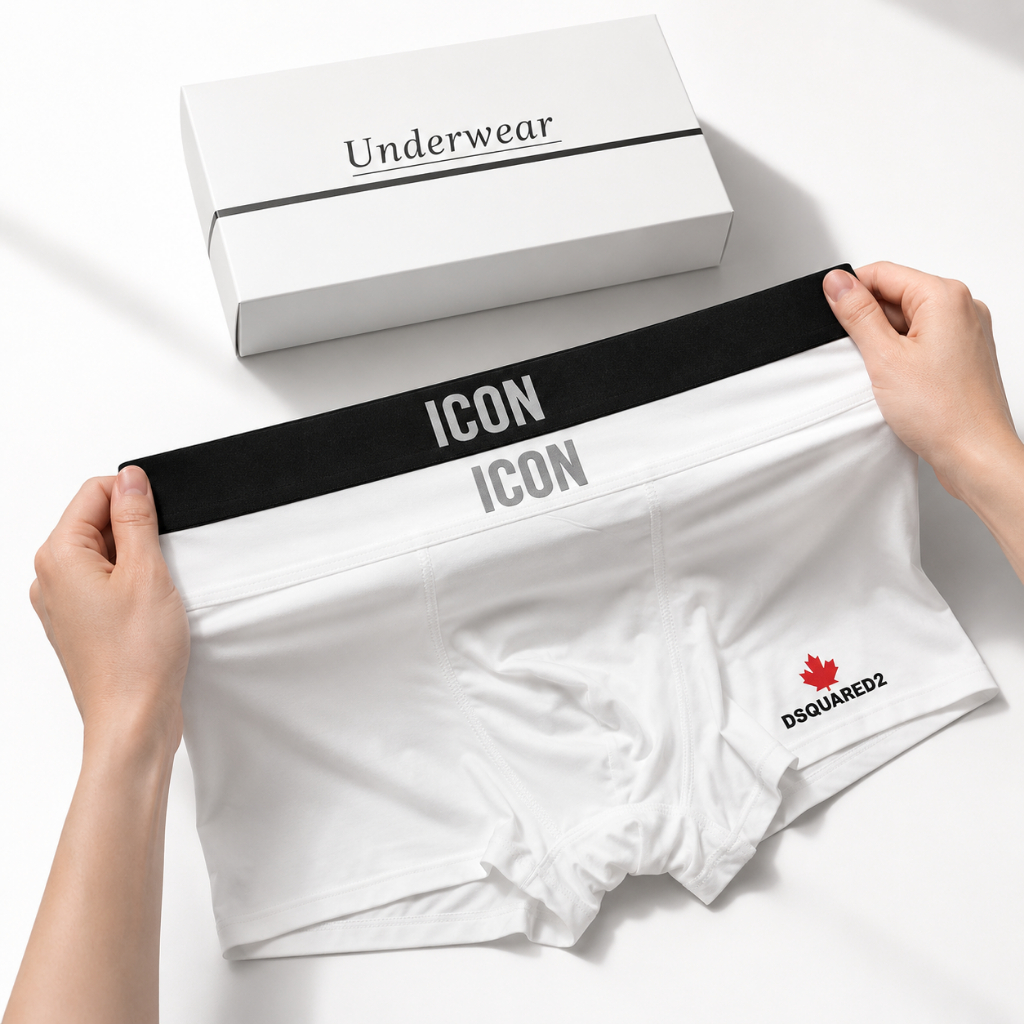 Quần Lót Nam [ COMBO 5C] boxer nam thun lạnh thoáng khí co giãn 4 chiều set 5 màu IC