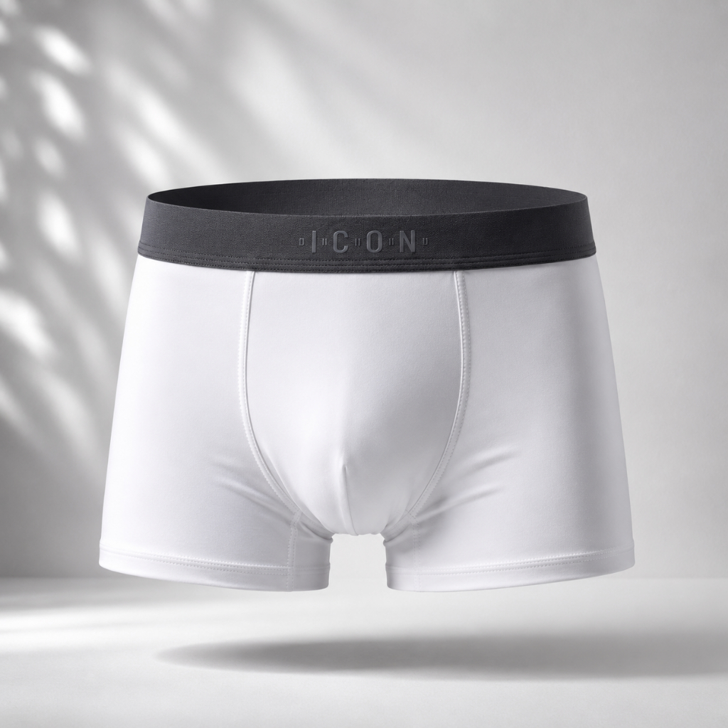 Quần Lót Nam Boxer IC03 Thun Lạnh Cao Cấp Thoáng Khí, Co Giãn 4 Chiều - Combo 5 Cái, Set 5 Màu