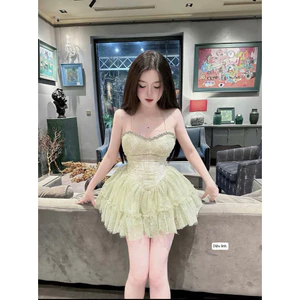 Đầm ren đá ngực 3 màu