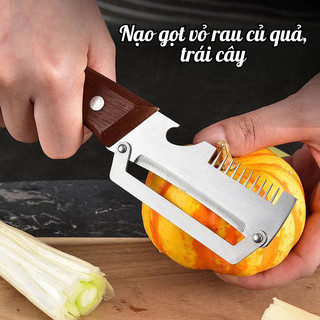 (COMBO 3) DAO NẠO RAU CỦ QUẢ ĐA NĂNG 3 TRONG 1 - Gọt Vỏ Bào Sợi Nhanh, Thép Không Gỉ Cán Nhựa Cao Cấp