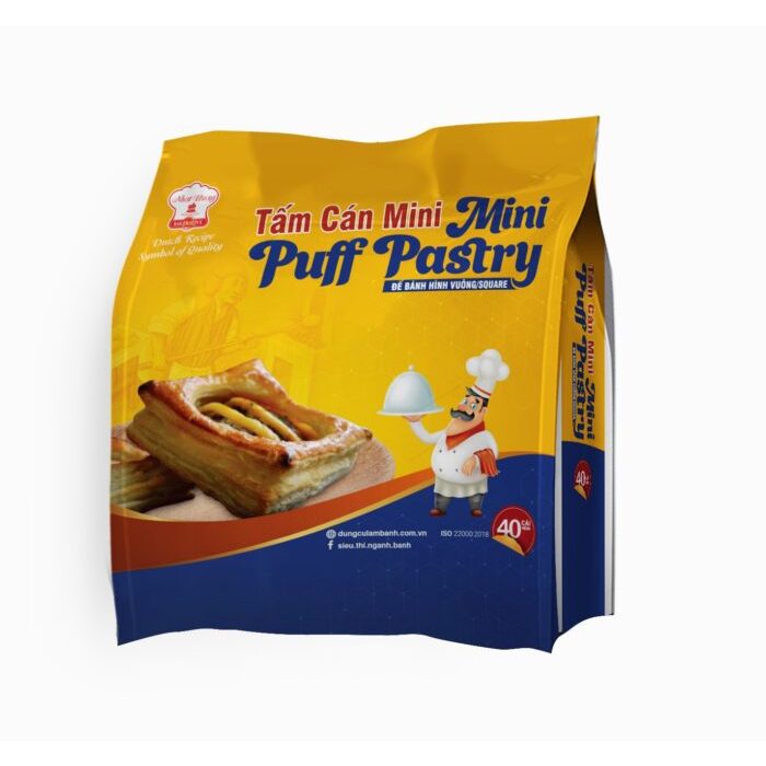 Tấm Cán Mini Puff Pastry 40 Cái ( Pateso Hình Vuông) | Shopee Việt Nam